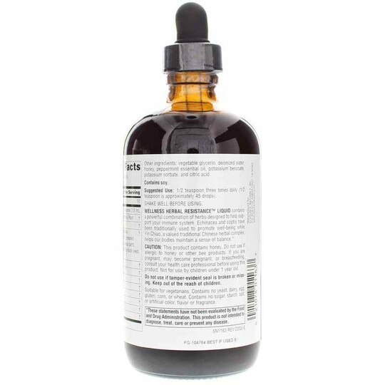 Wellness Herbal Resistance Liquid Alcohol Free, SNN